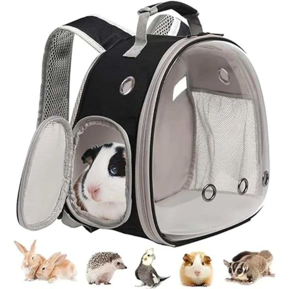 Guinea Pig Backpack, Space Capsule Bubble Window Small Animal Backpack